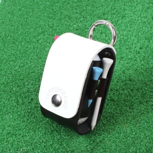 헤링본 골프공 파우치 케이스 볼 마커 골프 필드 용품 주머니 거리측정기 캐디백 이니셜각인