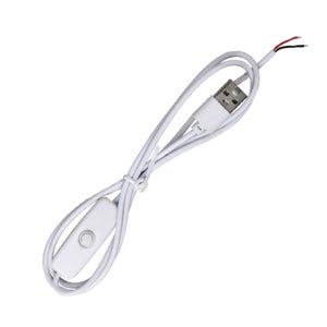 스위치형 USB 연장케이블 배선 전선 LED라이트 무드등 연결