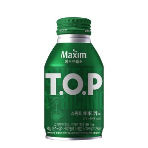 [중앙몰] 맥심 TOP 티오피 스위트 아메리카노 275ml 20캔 커피음료 캔커피