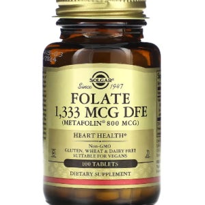 미국 solgar 솔가 메타폴린 엽산 800mcg 100정 folate