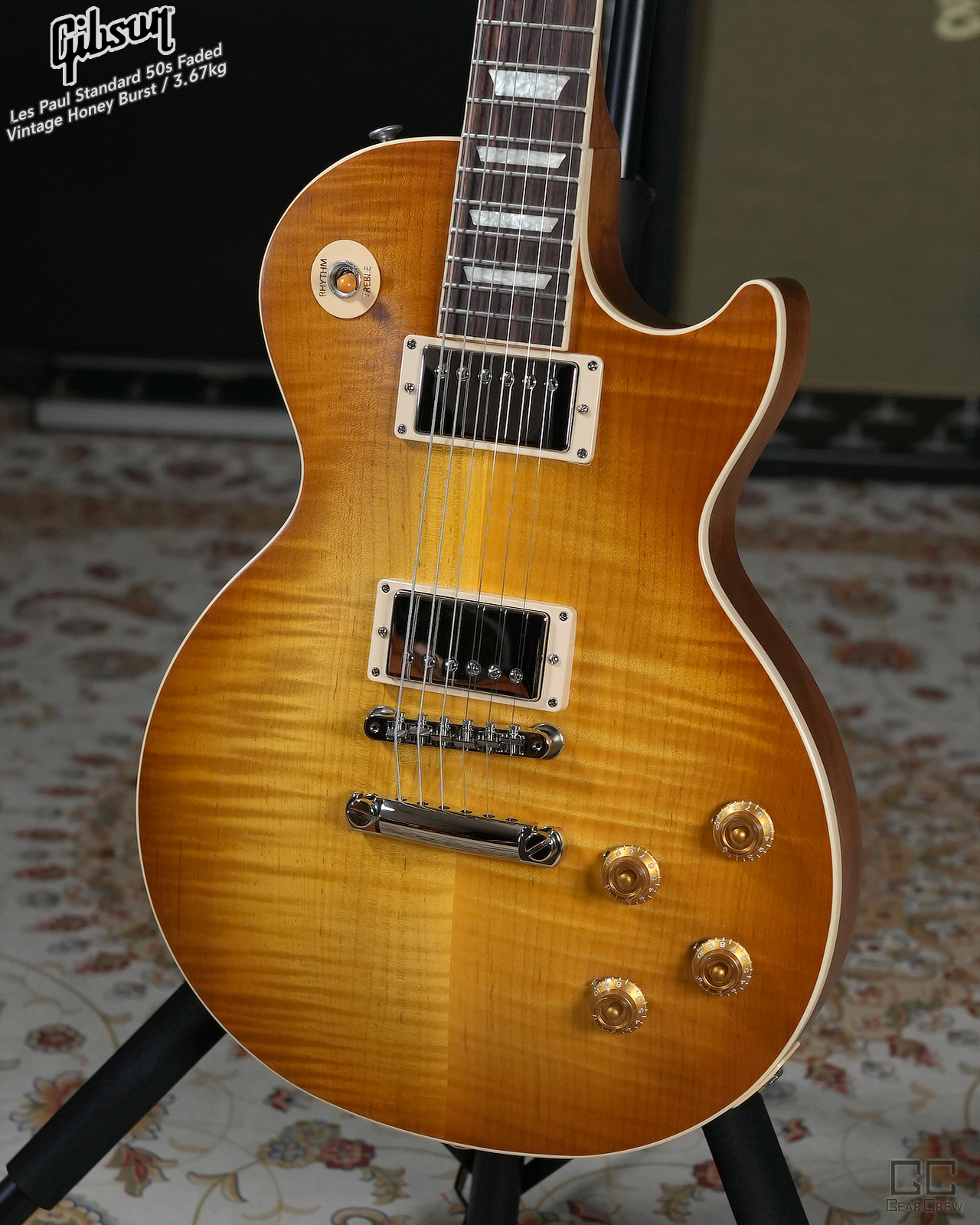 Gibson 깁슨 레스폴 스탠다드 50s Faded Vintage Honey Burst 3.67kg