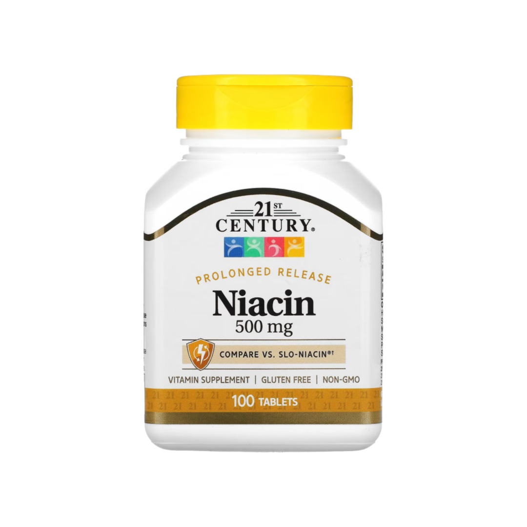 21st Century 니아신 장기 방출 500mg 100정 <b>나이아신</b>