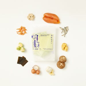 [더바로명란] 한알육수 만능 조미료 개별포장 코인 동전 육수 80g, 1개