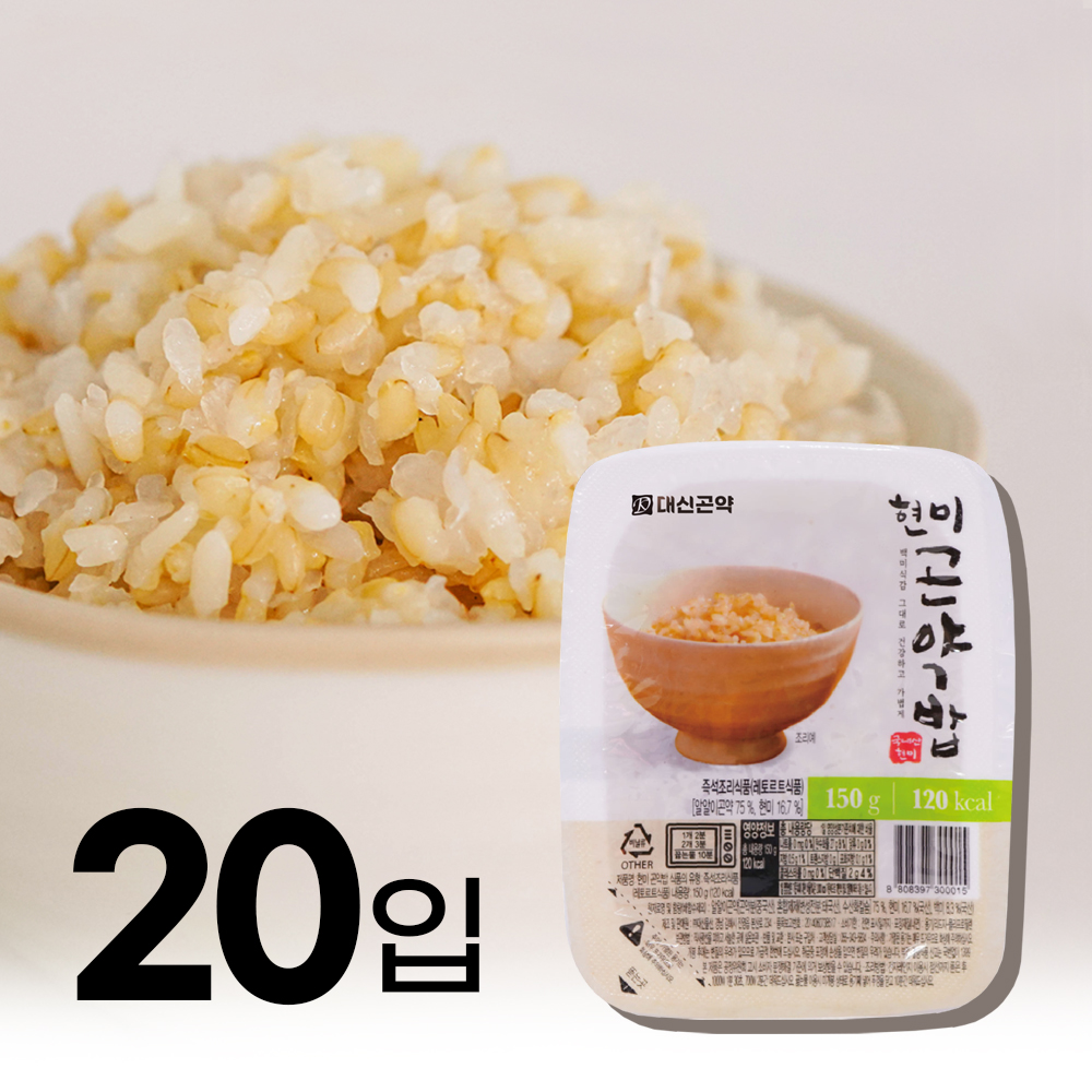 대신곤약 저칼로리 저당 즉석밥 현미곤약밥