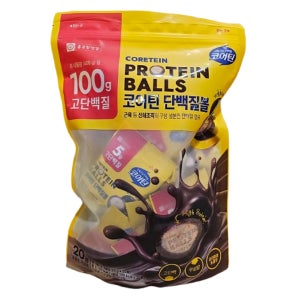 종근당건강 코어틴 단백질볼 20g x 20개 고단백질 초코볼