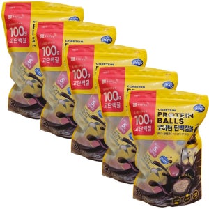 종근당건강 코어틴 단백질볼 20g x 20개x 5개 고단백질 초코볼
