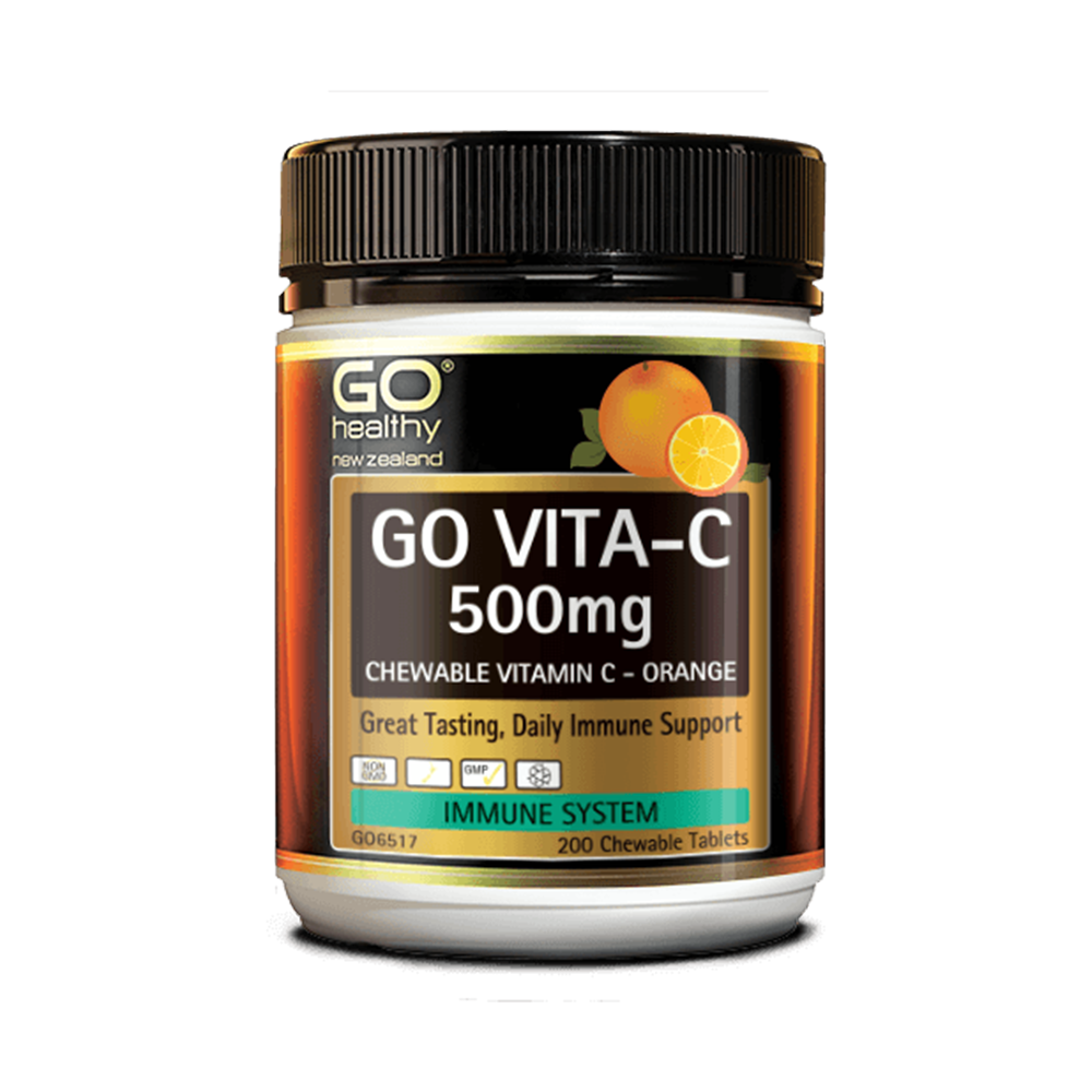[뉴질랜드] <b>고헬씨</b> 비타-C 500mg 오렌지 츄어블 200정