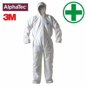 보호복 알파텍-MG1500 일체형 (화이트-Type 5&6) 보호복 보호대 방진 분진복 방역복