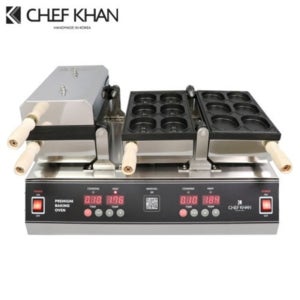 쉐프칸 계란빵기계 CFK-3212D 디지털2구 12P 겨울간식