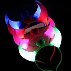 LED 야광 붉은악마 머리띠 야구 축구 스포츠 월드컵 올림픽 행사 운동회 응원 용품
