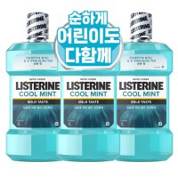 리스테린 쿨민트 마일드 대용량 1000ml 3개