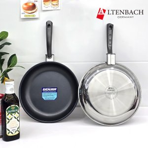 알텐바흐 프라이팬 디오리진 스테인레스 인덕션 가스레인지 겸용 가벼운 통5중 엑스칼리버 코팅 22cm 24cm 28cm