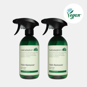 [비건 인증] 1+1 베베스킨 라이프 얼룩제거제 500ml (무향) 흰옷얼룩제거 커피얼룩제거 볼펜얼룩제거 흙먼지얼룩제거