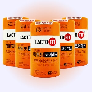 종근당건강 생유산균 락토핏 코어맥스 2g x 60포 5통 10개월분