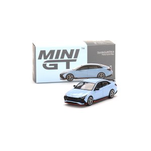 MINI GT 404 현대 아반떼 N 퍼포먼스 블루 좌핸들 다이캐스트 자동차 미니지티 장난감