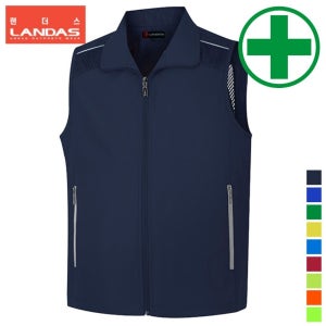 LD360 랜더스 카라형 망사 조끼 반사 단체 관리자 고급