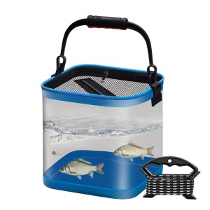 낚시 두레박 투명 접이식 뚜레박 물통 두레박줄 바다 민물 해루질 EVA 21형