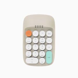 엑토 블루투스 무선 비동기식 노트북 숫자 키패드 텐키패드 ANBK-01 베이지