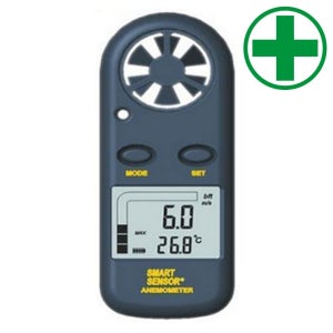 풍속계 AR-816 (온도계 겸용) 계측 공구 자재 발파 소음 온습도 환경