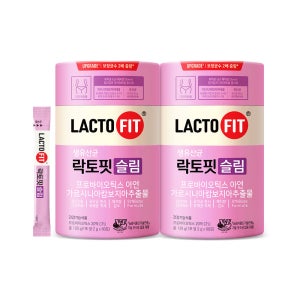 종근당건강 락토핏 슬림 60포, 2개