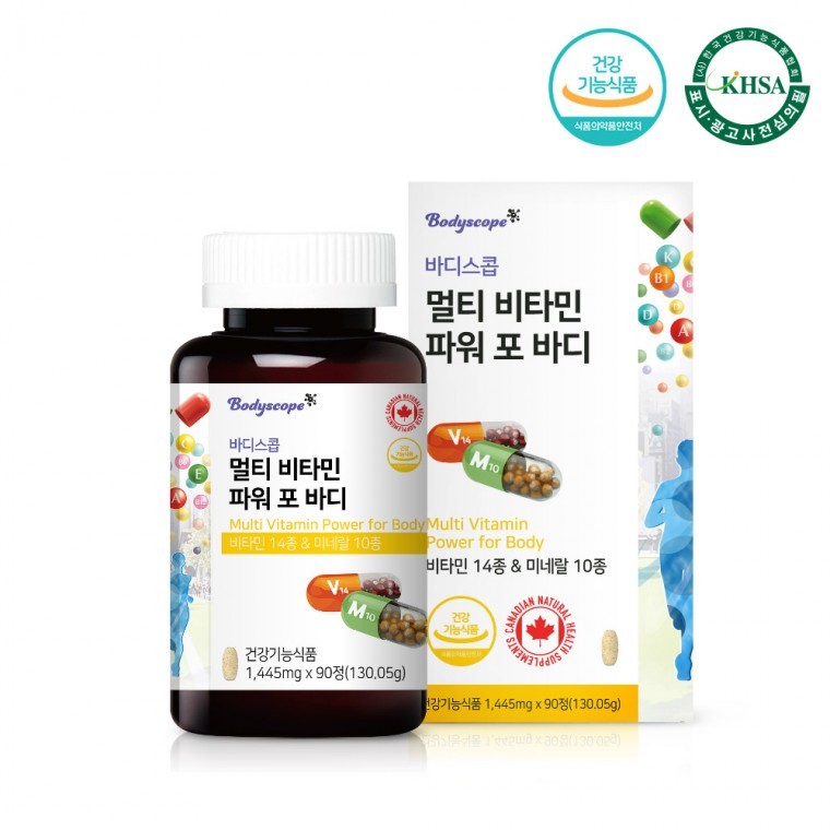 바디스콥 <b>멀티비타민 파워 포 바디</b> 1445mg X 90정