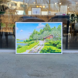 여름 풍경 2 - 요한 크로우덴 중대형 유화그림 인테리어액자 명화 풍경화