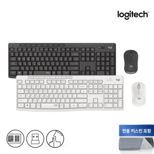 로지텍코리아 MK295 Silent 무선 키보드 마우스 세트 +전용 키스킨 포함