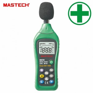 소음측정기 MS-6708 디지털 (31.5-130dB) 계측 공구 자재 발파 소음 온습도 환경