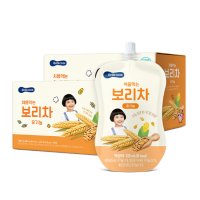 베베쿡 처음먹는 보리차 유기농 120ml 10개 파우치