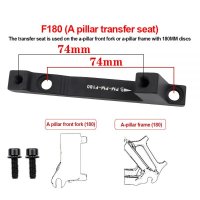 MTB 자전거 디스크 브레이크 컨버터 초경량 브래킷은 PM ab에서 PM 160 180 203mm 로터 용 디스크 브레이크 마운트 어댑터입니다.
