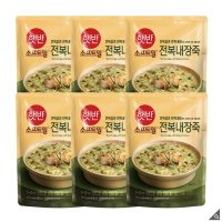 햇반 소프트밀 전복내장죽 420g 6팩