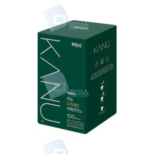 카누 미니 디카페인 아메리카노 100T mini 블랙커피 탕비실 사무실 가정용