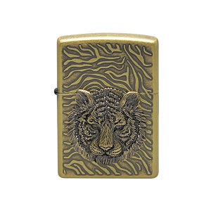 [지포] 250-18 TIGER EYE EMBLEM(GOLD)