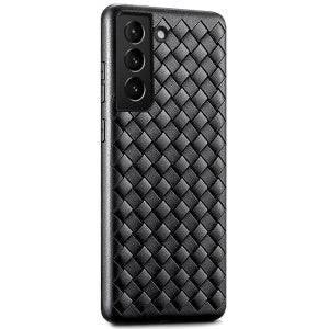 어반스티치 아티산 우븐 패턴 슬림 케이스 클래식블랙, 갤럭시S21