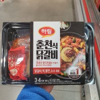 코스트코 하림 춘천식 닭갈비 940g 캠핑 야외 밀키트 야식 안주 아이스박스