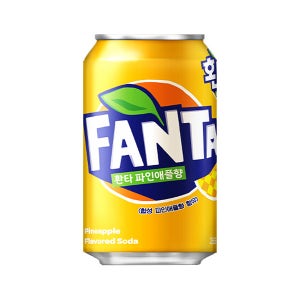 [중앙몰] 환타 파인애플 355ml 24캔 뚱캔 탄산 음료수 캔음료