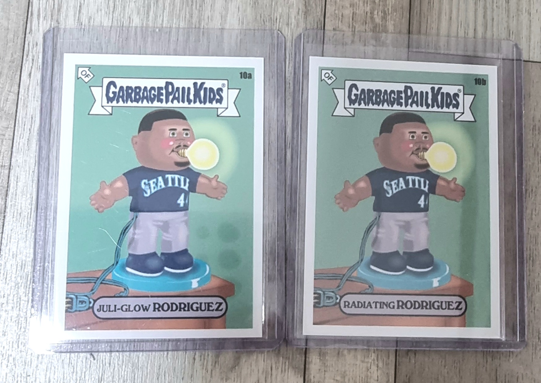 2022 Topps MLB X Garbage Pail Kids Keith Shore 훌리오 로드리게스 5a, 5b 중 선택 MLB 야구 카드
