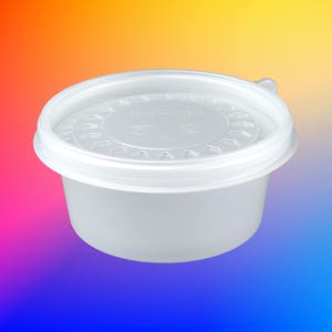 HG-764호 400개세트 원형반죽용기 350ml 계란찜용기 HG764호 소담팩