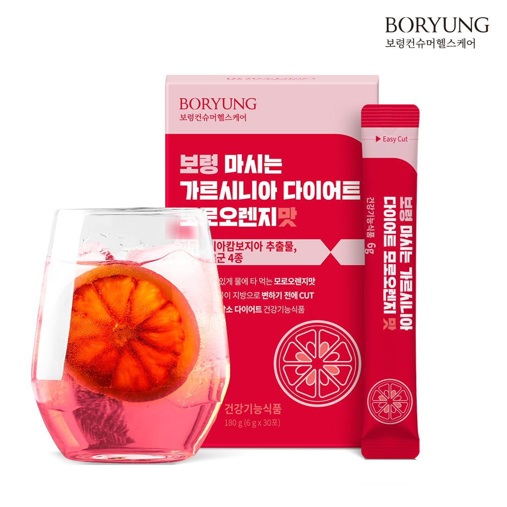<b>보령</b> 마시는 가르시니아 모로오렌지 다이어트보조제 탄수화물컷 30포, 1개