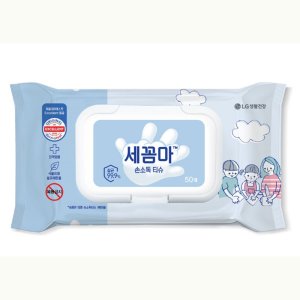 엘지생활건강 손소독티슈 50매 아라컴퍼니 세균아꼼짝마 아라컴퍼니 마켓이