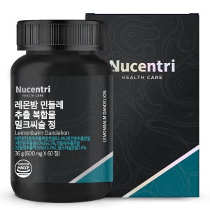 레몬밤 민들레 추출물 밀크씨슬 단델리온 추출 복합물 60정