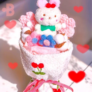 본디자인랩 졸업식 꽃다발 발표회 토끼 인형 입학 화이트 데이 선물 쇼핑백