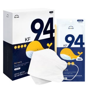 [100매] KF94 바이오 메이트 마스크 대형 보건용 국산 3D