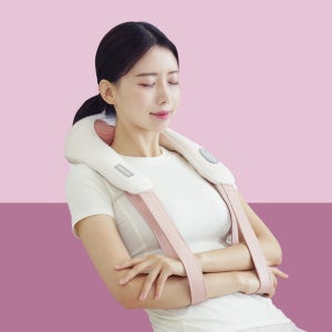 러블리 무선 온열 목 어깨 승모근 안마기 MVP-666