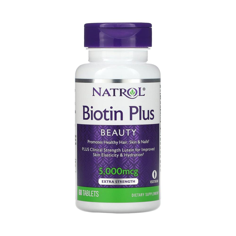 <b>나트롤</b> 비오틴 5000mcg 60정 <b>Natrol</b> Biotin <b>루테인</b>