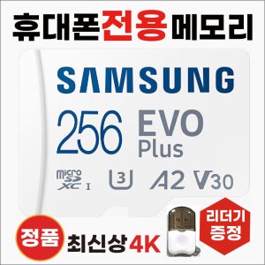 갤럭시 A52s 휴대폰외장메모리카드 삼성 256GB SD카드