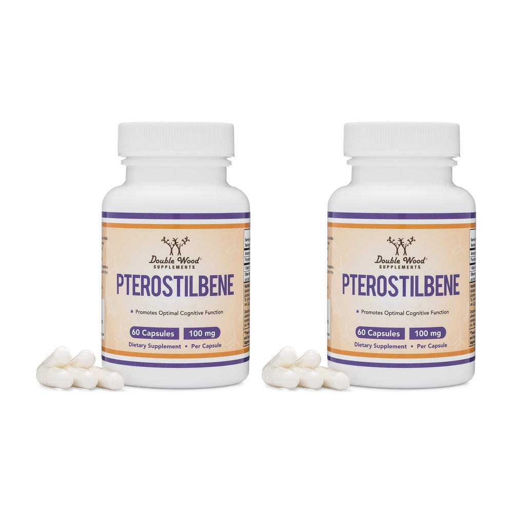 [2개] 더블우드 프테로<b>스틸벤</b> 100mg 60캡슐 프로<b>스틸벤</b> 고약사