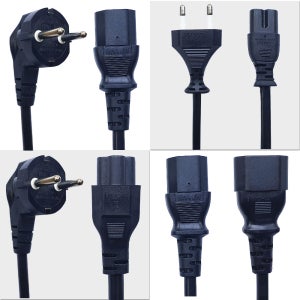 전원 파워 케이블 코드 선 TV PS4 PS5 플스4 플스5 컴퓨터 아답타 가전제품 선풍기 라디오 스피커 프린터 연결 사용 2구 3구 연장 크로바 선택1 8자전원케이블 1.5M