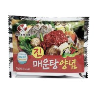 진조미 진매운탕양념 60g 포장 배달 일회용 횟집 스시 소스