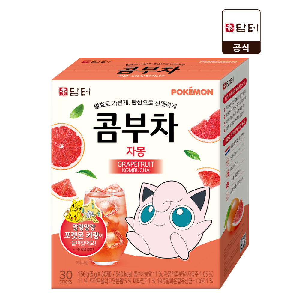 담터 포켓몬 콤부차 자몽 성분 분석